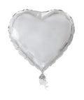 18H Silver Heart