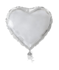 18H Silver Heart