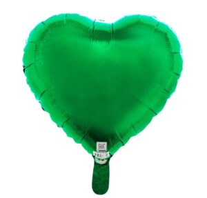18H Metallic Green Heart