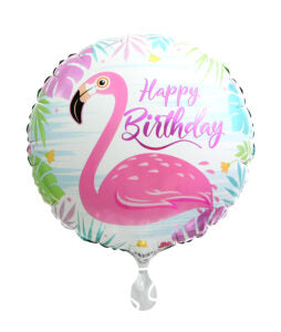 18C Happy Birthday Flamingo