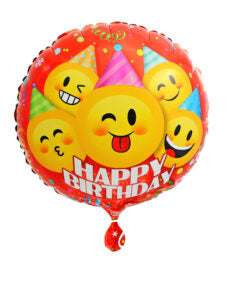 18C Happy Birthday Smiley Faces