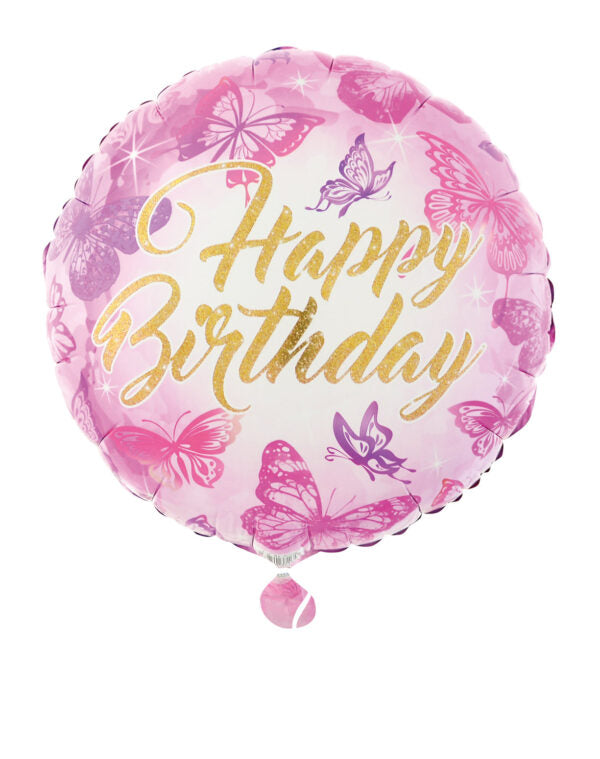 18C Happy Birthday Butterflies