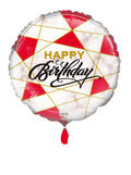 18C Happy Birthday Marble Finish