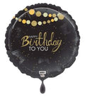 18C Happy Birthday To You Gold Banner