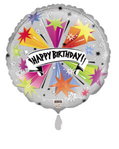 18C Happy Birthday Banner Star Blast