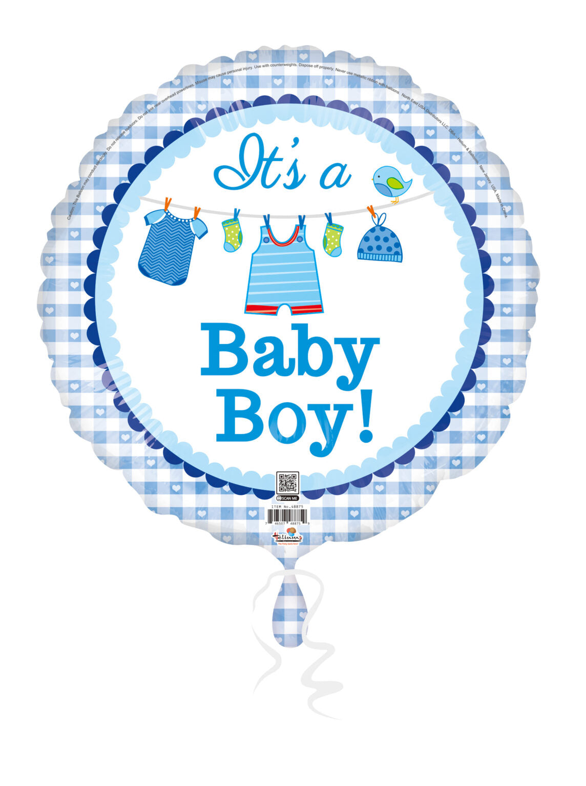 18C It's A Baby Boy Baby Blue Clothes