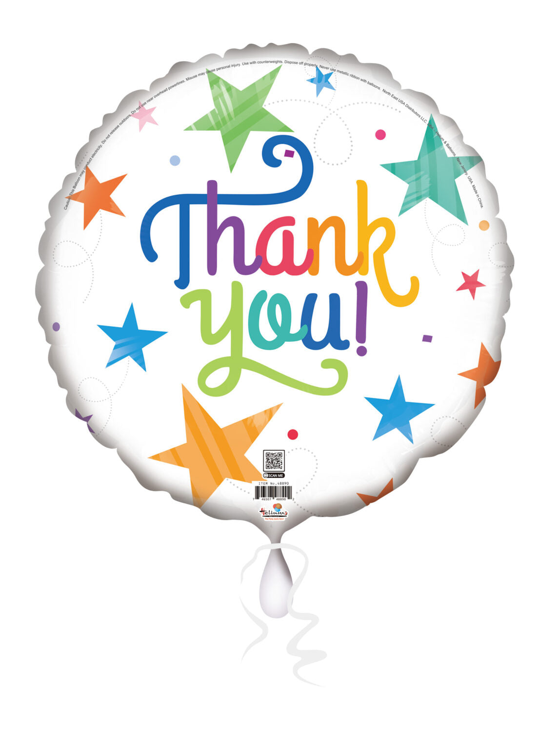 18C Thank You Colorful Stars