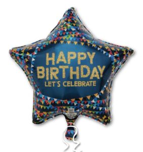 19S Happy Birthday Let's Celebrate Festive Banners