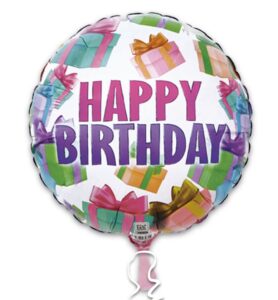 18C Happy Birthday Boxes Of Gifts