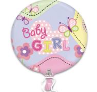 18C Baby Girl Flowers & Butterflies