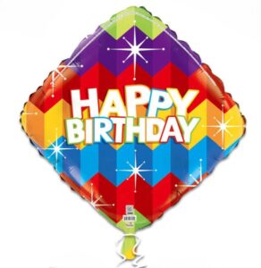 18D Happy Birthday Colorful Sparkle